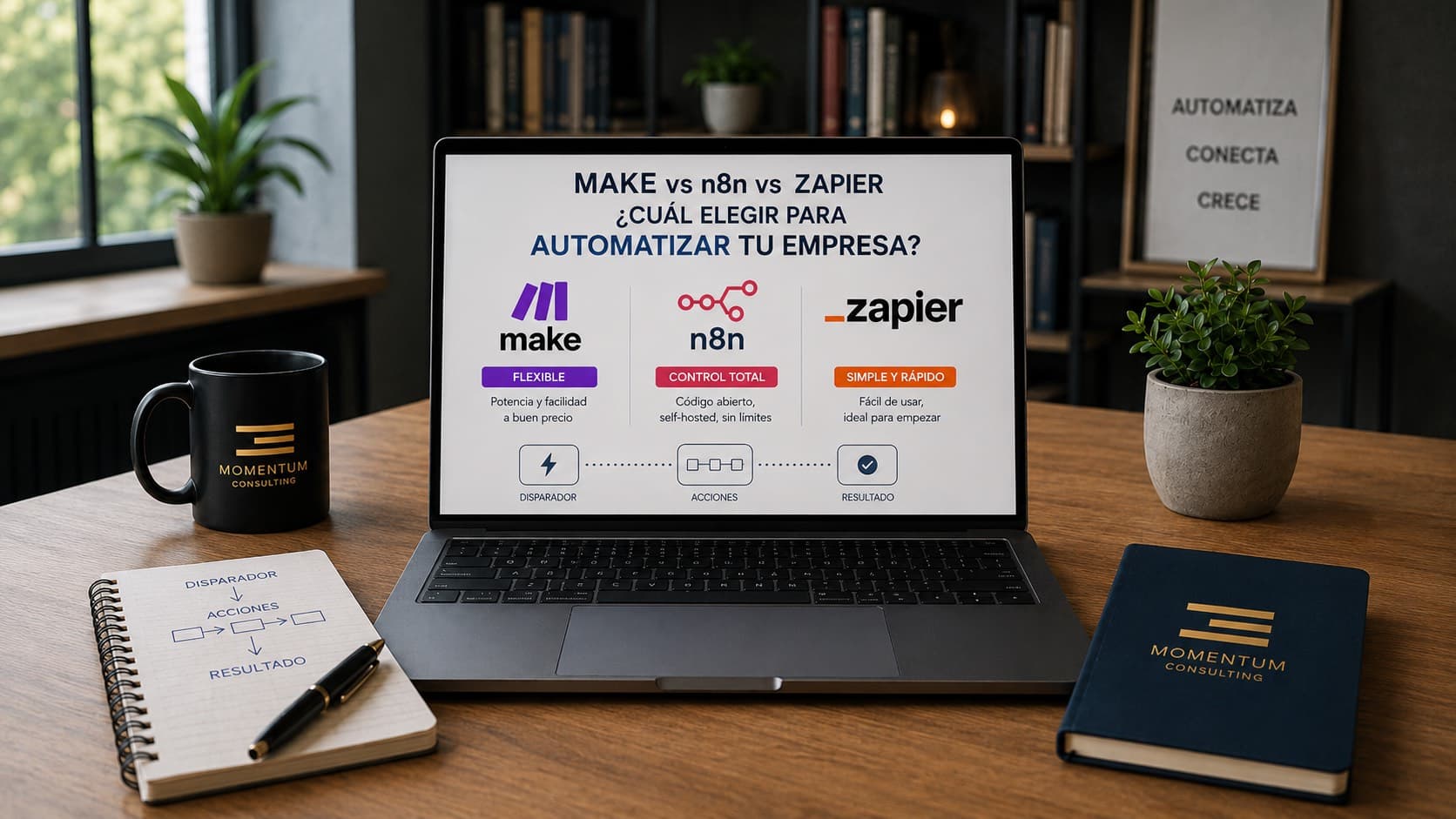 Make, n8n o Zapier: cuál elegir para automatizar tu empresa